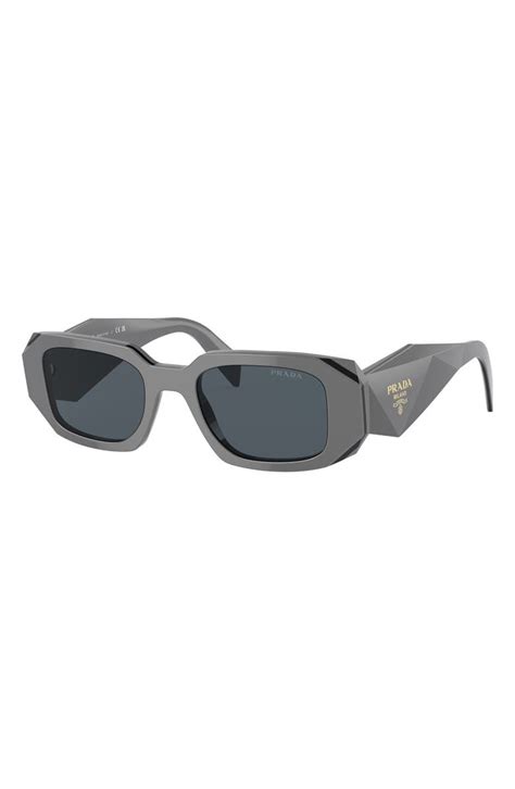 prada round sunglasses ebay|Prada 51mm rectangular sunglasses.